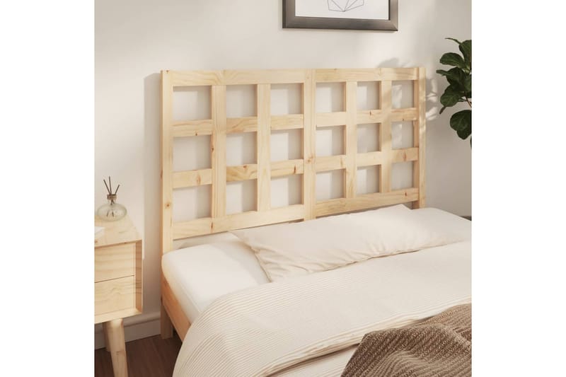 beBasic Sengegavl 140,5x4x100 cm heltre furu - Brun - Møbler - Senger - Sengetilbehør & sengegavl - Sengegavl