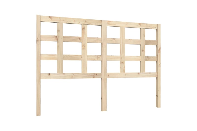 beBasic Sengegavl 140,5x4x100 cm heltre furu - Brun - Møbler - Senger - Sengetilbehør & sengegavl - Sengegavl
