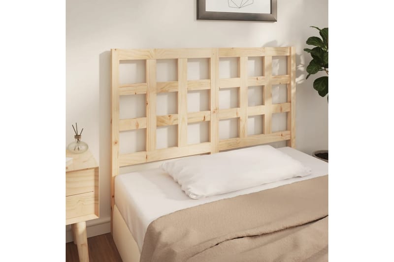 beBasic Sengegavl 140,5x4x100 cm heltre furu - Brun - Møbler - Senger - Sengetilbehør & sengegavl - Sengegavl