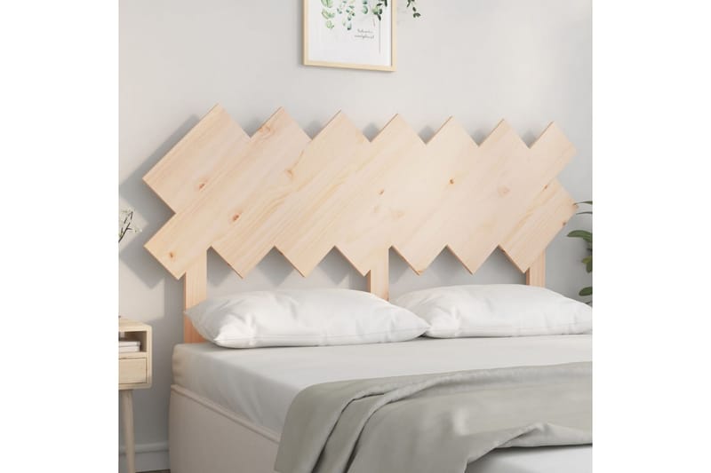 beBasic Sengegavl 141x3x80,5 cm heltre furu - Brun - Møbler - Senger - Sengetilbehør & sengegavl - Sengegavl