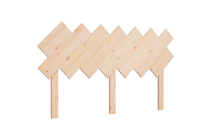 beBasic Sengegavl 141x3x80,5 cm heltre furu - Brun - Møbler - Senger - Sengetilbehør & sengegavl - Sengegavl