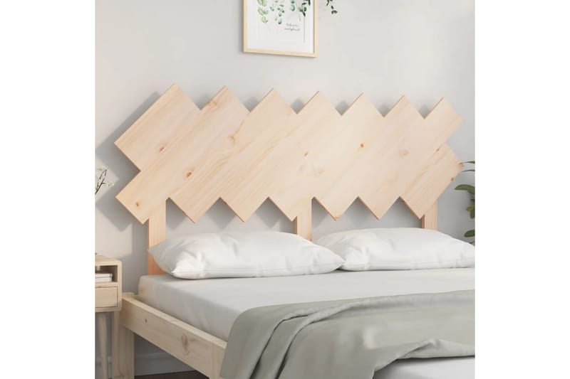 beBasic Sengegavl 141x3x80,5 cm heltre furu - Brun - Møbler - Senger - Sengetilbehør & sengegavl - Sengegavl