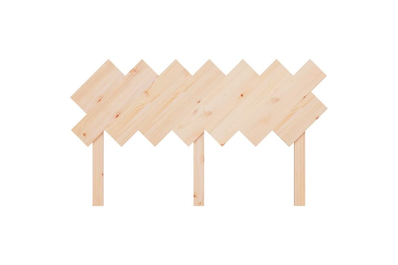 beBasic Sengegavl 141x3x80,5 cm heltre furu - Brun - Møbler - Senger - Sengetilbehør & sengegavl - Sengegavl