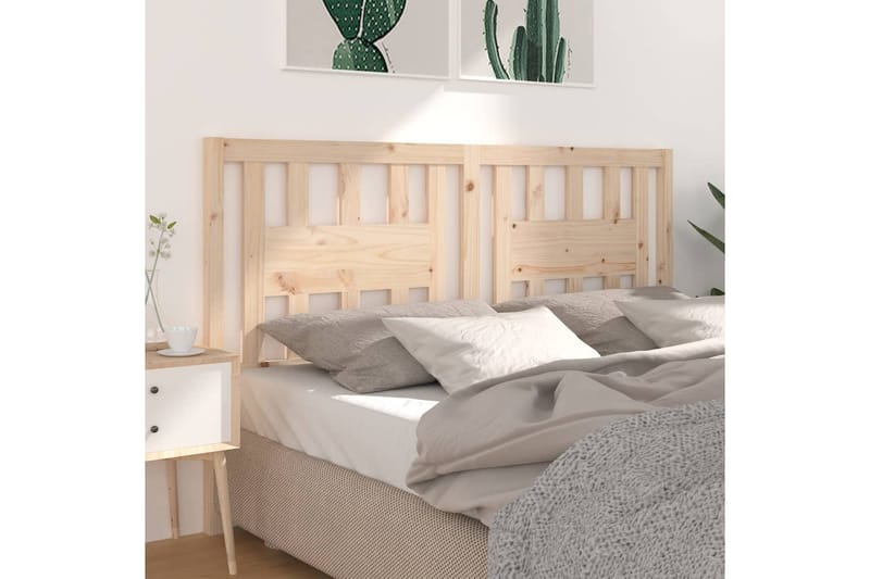 beBasic Sengegavl 141x4x100 cm heltre furu - Brun - Møbler - Senger - Sengetilbehør & sengegavl - Sengegavl
