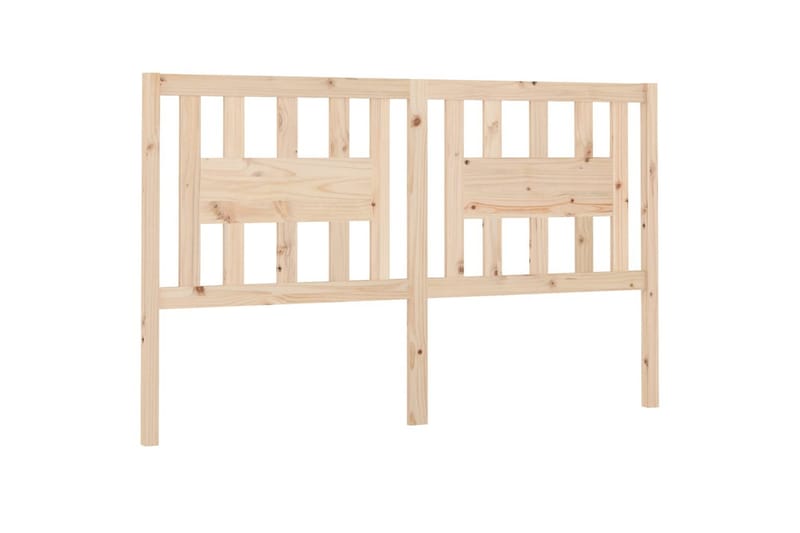 beBasic Sengegavl 141x4x100 cm heltre furu - Brun - Møbler - Senger - Sengetilbehør & sengegavl - Sengegavl