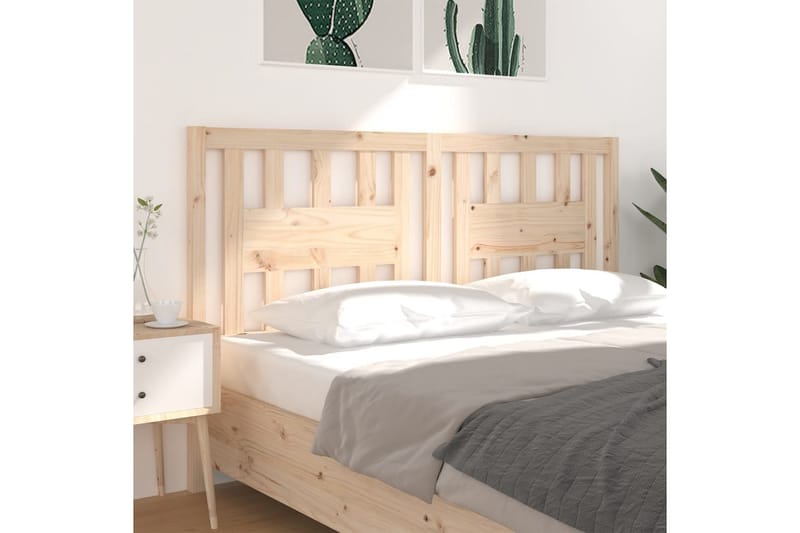 beBasic Sengegavl 141x4x100 cm heltre furu - Brun - Møbler - Senger - Sengetilbehør & sengegavl - Sengegavl