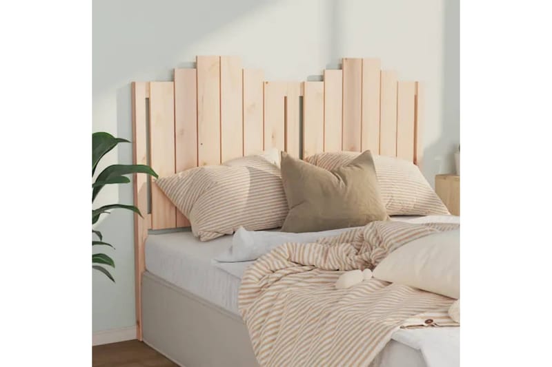 beBasic Sengegavl 141x4x110 cm heltre furu - Brun - Møbler - Senger - Sengetilbehør & sengegavl - Sengegavl