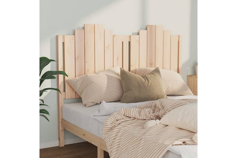 beBasic Sengegavl 141x4x110 cm heltre furu - Brun - Møbler - Senger - Sengetilbehør & sengegavl - Sengegavl