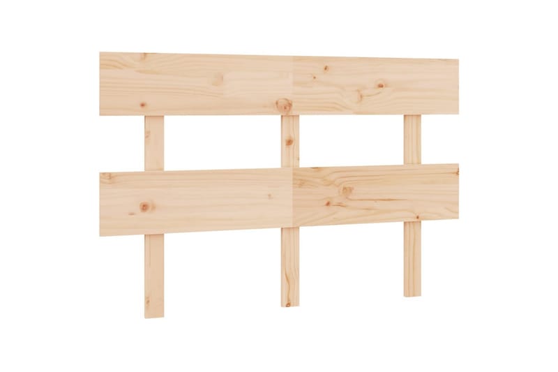 beBasic Sengegavl 144x3x81 cm heltre furu - Brun - Sengegavl