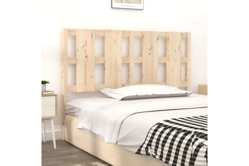 beBasic Sengegavl 145,5x4x100 cm heltre furu - Brun - Møbler - Senger - Sengetilbehør & sengegavl - Sengegavl