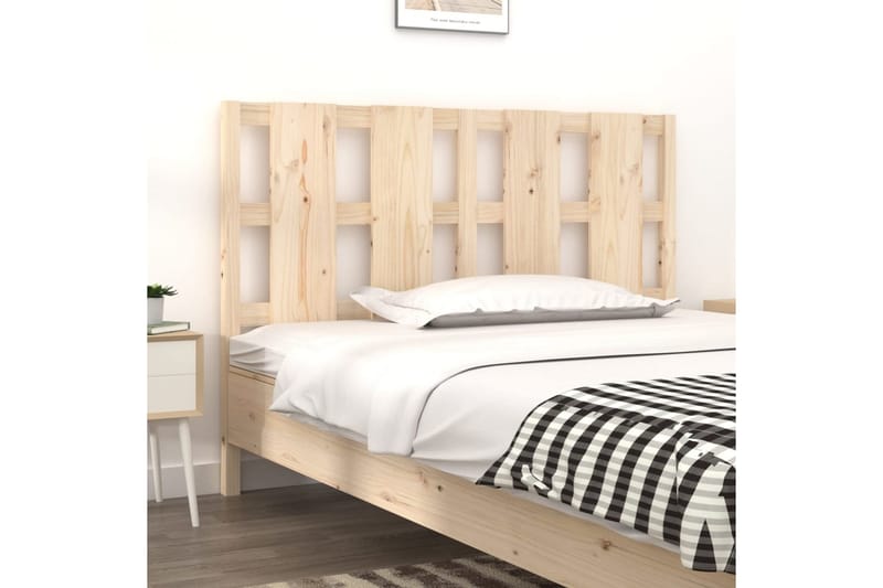 beBasic Sengegavl 145,5x4x100 cm heltre furu - Brun - Møbler - Senger - Sengetilbehør & sengegavl - Sengegavl