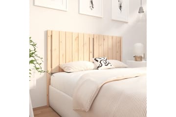 beBasic Sengegavl 145,5x4x100 cm heltre furu - Brun - Møbler - Senger - Sengetilbehør & sengegavl - Sengegavl