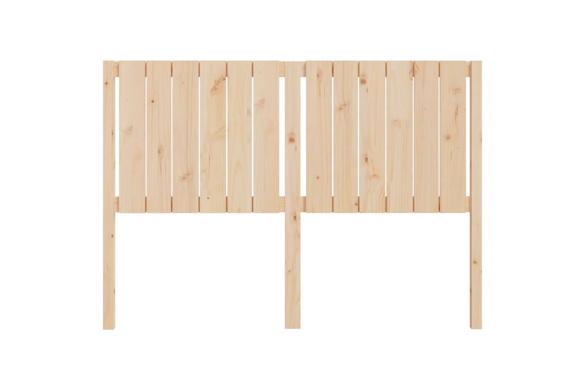 beBasic Sengegavl 145,5x4x100 cm heltre furu - Brun - Møbler - Senger - Sengetilbehør & sengegavl - Sengegavl