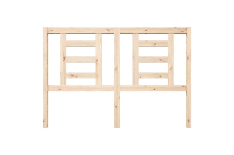 beBasic Sengegavl 146x4x100 cm heltre furu - Brun - Møbler - Senger - Sengetilbehør & sengegavl - Sengegavl