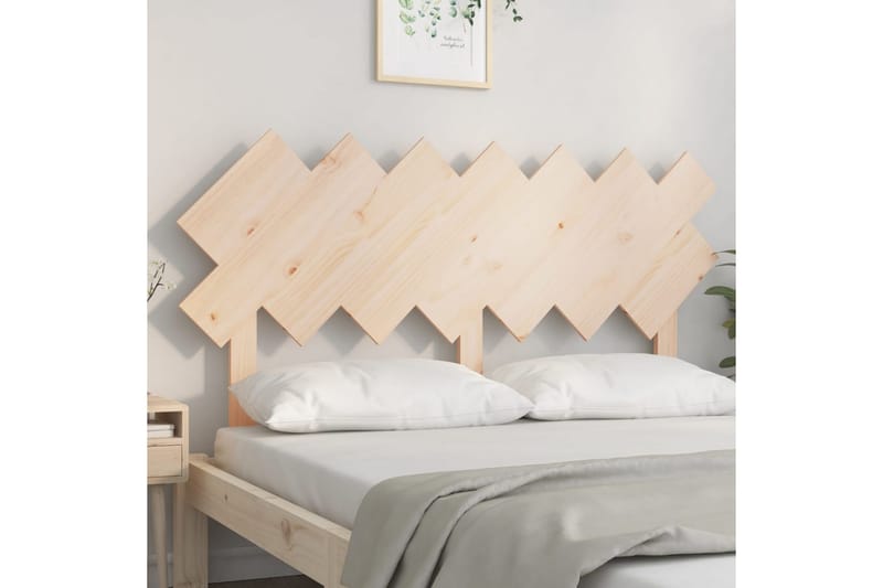 beBasic Sengegavl 151,5x3x81 cm heltre furu - Brun - Møbler - Senger - Sengetilbehør & sengegavl - Sengegavl