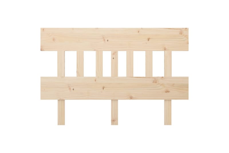 beBasic Sengegavl 153,5x3x81 cm heltre furu - Brun - Sengegavl