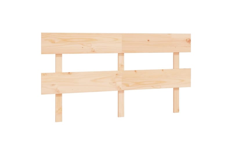 beBasic Sengegavl 154x3x81 cm heltre furu - Brun - Møbler - Senger - Sengetilbehør & sengegavl - Sengegavl