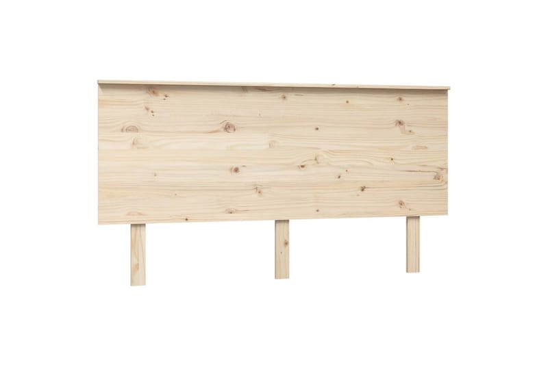 beBasic Sengegavl 154x6x82,5 cm heltre furu - Brun - Sengegavl