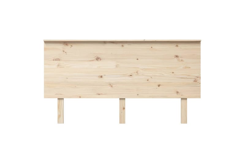 beBasic Sengegavl 154x6x82,5 cm heltre furu - Brun - Sengegavl