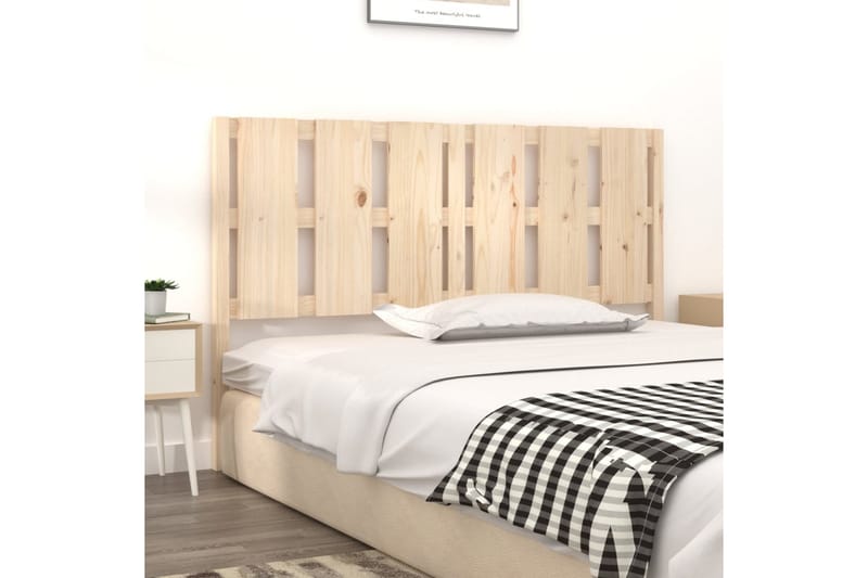 beBasic Sengegavl 155,5x4x100 cm heltre furu - Brun - Møbler - Senger - Sengetilbehør & sengegavl - Sengegavl