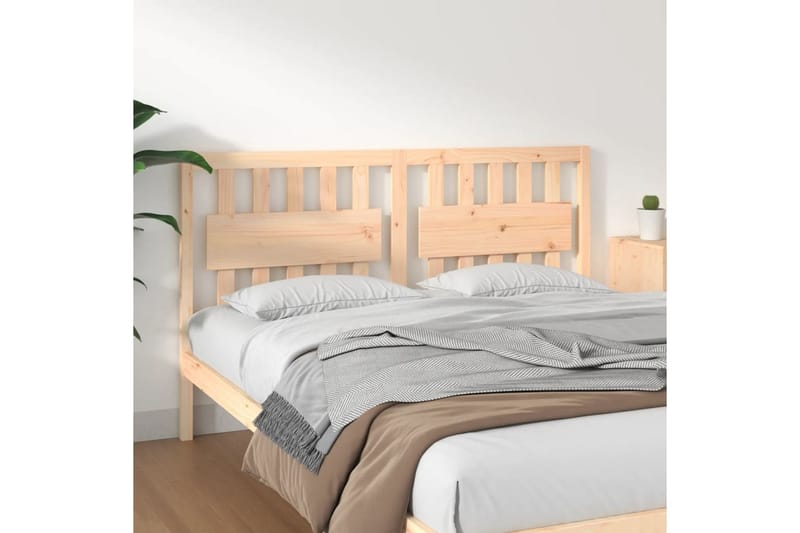 beBasic Sengegavl 155,5x4x100 cm heltre furu - Brun - Møbler - Senger - Sengetilbehør & sengegavl - Sengegavl