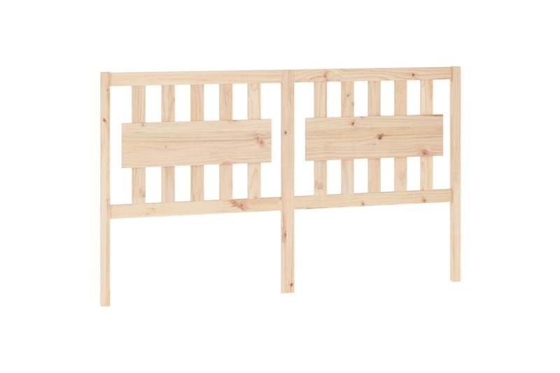 beBasic Sengegavl 155,5x4x100 cm heltre furu - Brun - Møbler - Senger - Sengetilbehør & sengegavl - Sengegavl