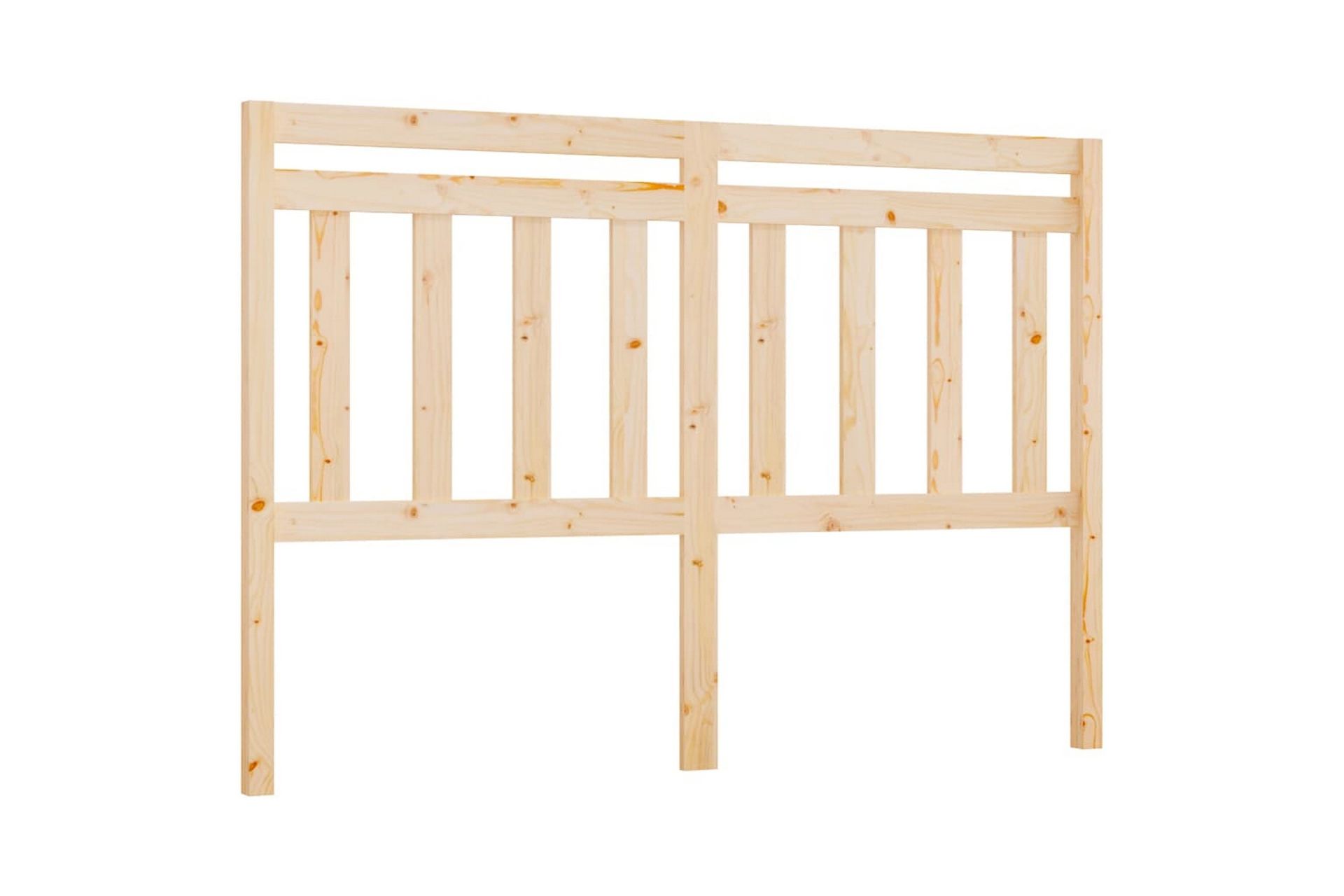 beBasic Sengegavl 156x4x100 cm heltre furu - Brun - Møbler - Senger - Sengetilbehør & sengegavl - Sengegavl