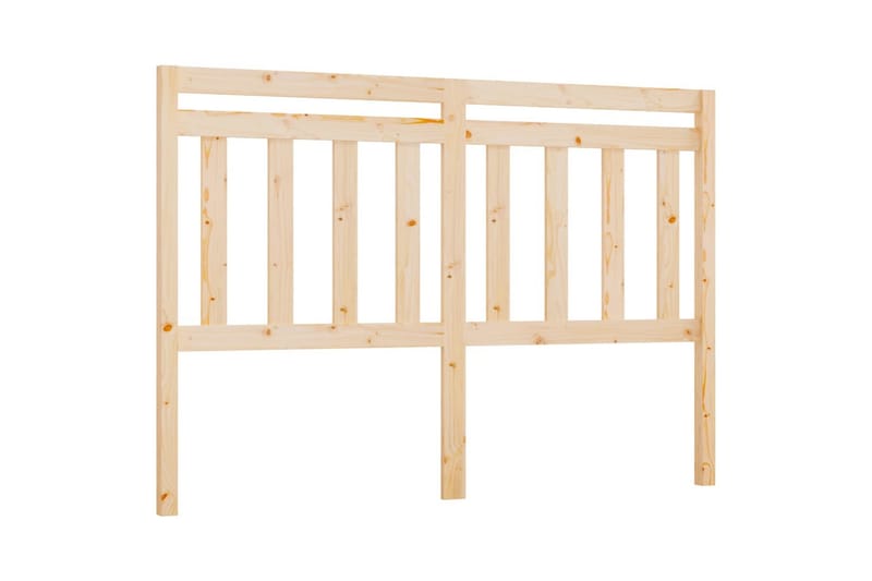 beBasic Sengegavl 156x4x100 cm heltre furu - Brun - Møbler - Senger - Sengetilbehør & sengegavl - Sengegavl