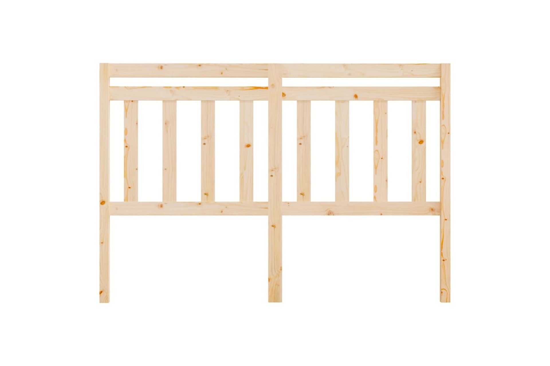beBasic Sengegavl 156x4x100 cm heltre furu - Brun - Møbler - Senger - Sengetilbehør & sengegavl - Sengegavl