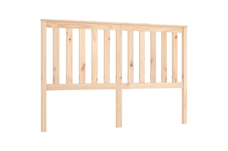 beBasic Sengegavl 156x6x101 cm heltre furu - Brun - Møbler - Senger - Sengetilbehør & sengegavl - Sengegavl