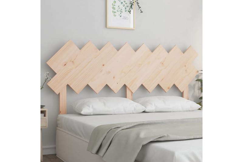 beBasic Sengegavl 159,5x3x80,5 cm heltre furu - Brun - Møbler - Senger - Sengetilbehør & sengegavl - Sengegavl