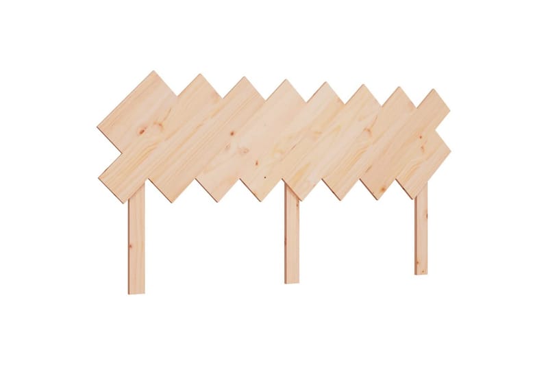 beBasic Sengegavl 159,5x3x80,5 cm heltre furu - Brun - Møbler - Senger - Sengetilbehør & sengegavl - Sengegavl