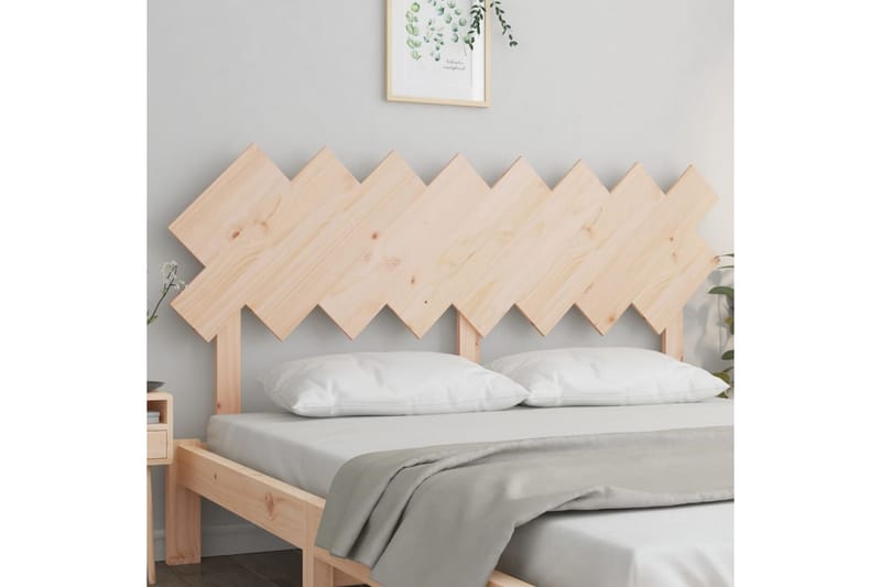 beBasic Sengegavl 159,5x3x80,5 cm heltre furu - Brun - Møbler - Senger - Sengetilbehør & sengegavl - Sengegavl