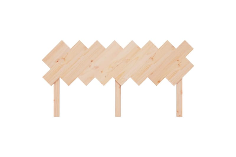 beBasic Sengegavl 159,5x3x80,5 cm heltre furu - Brun - Møbler - Senger - Sengetilbehør & sengegavl - Sengegavl