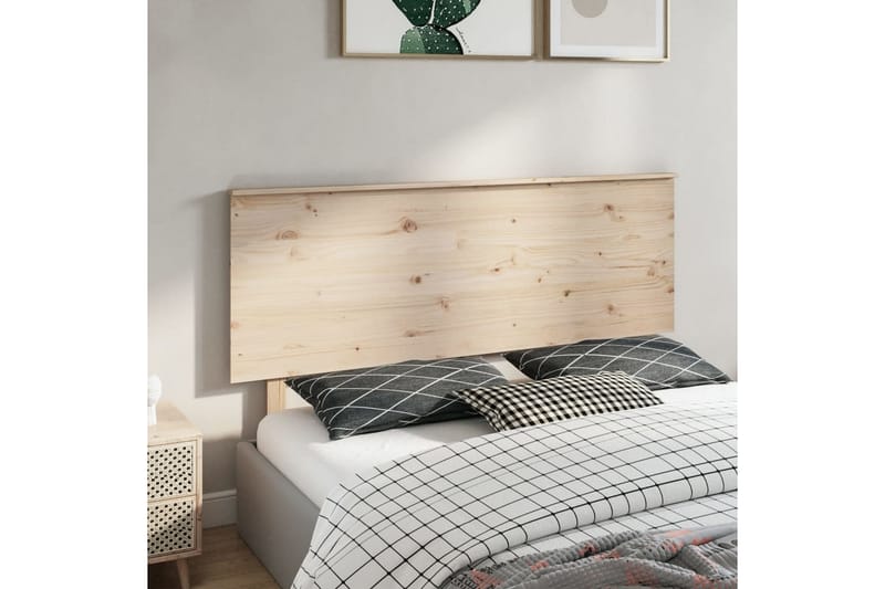 beBasic Sengegavl 164x6x82,5 cm heltre furu - Brun - Møbler - Senger - Sengetilbehør & sengegavl - Sengegavl