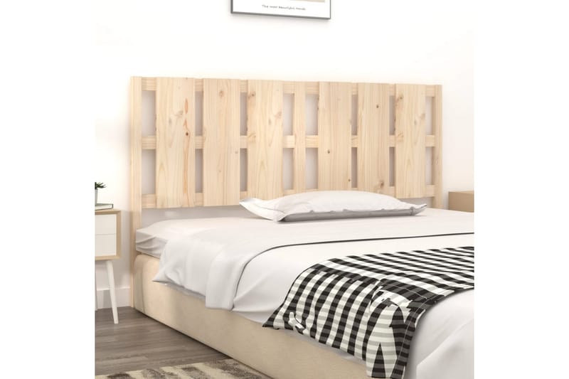 beBasic Sengegavl 165,5x4x100 cm heltre furu - Brun - Møbler - Senger - Sengetilbehør & sengegavl - Sengegavl
