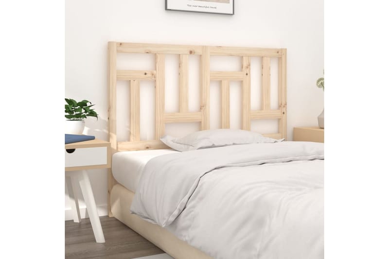 beBasic Sengegavl 165,5x4x100 cm heltre furu - Brun - Møbler - Senger - Sengetilbehør & sengegavl - Sengegavl