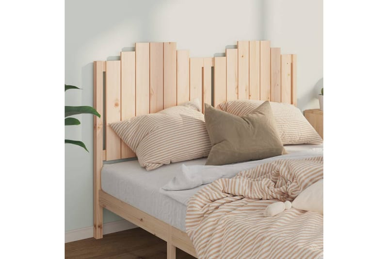 beBasic Sengegavl 166x4x110 cm heltre furu - Brun - Møbler - Senger - Sengetilbehør & sengegavl - Sengegavl