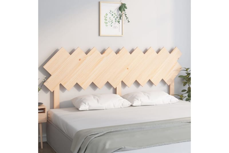 beBasic Sengegavl 178x3x80,5 cm heltre furu - Brun - Møbler - Senger - Sengetilbehør & sengegavl - Sengegavl
