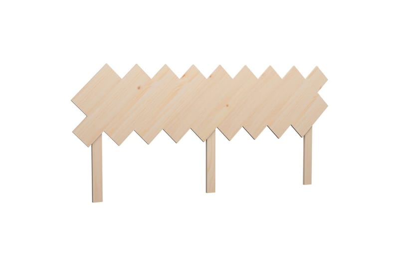 beBasic Sengegavl 178x3x80,5 cm heltre furu - Brun - Møbler - Senger - Sengetilbehør & sengegavl - Sengegavl