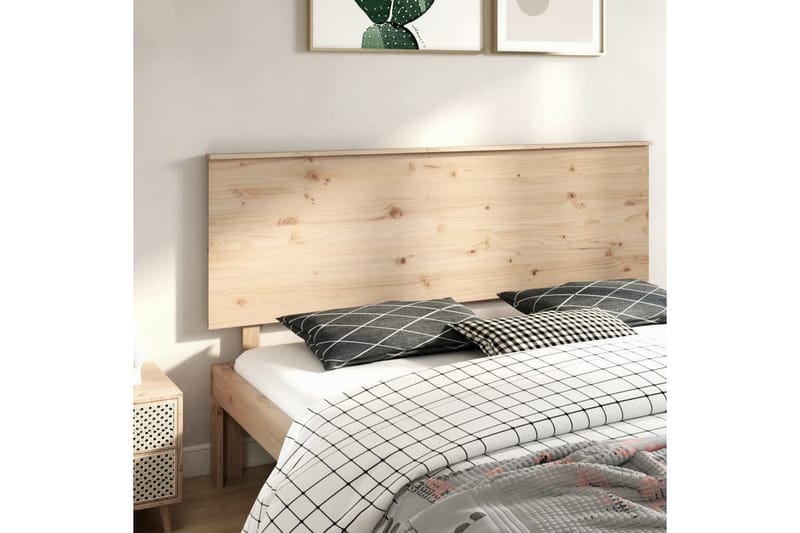 beBasic Sengegavl 184x6x82,5 cm heltre furu - Brun - Møbler - Senger - Sengetilbehør & sengegavl - Sengegavl