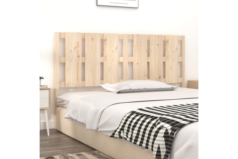 beBasic Sengegavl 185,5x4x100 cm heltre furu - Brun - Møbler - Senger - Sengetilbehør & sengegavl - Sengegavl