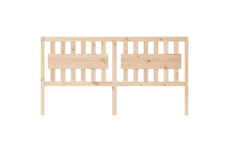 beBasic Sengegavl 185,5x4x100 cm heltre furu - Brun - Møbler - Senger - Sengetilbehør & sengegavl - Sengegavl