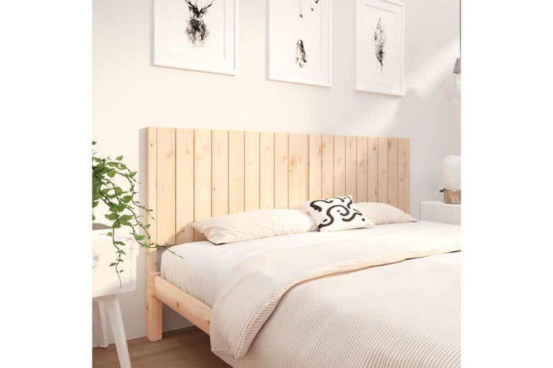 beBasic Sengegavl 185,5x4x100 cm heltre furu - Møbler - Senger - Sengetilbehør & sengegavl - Sengegavl
