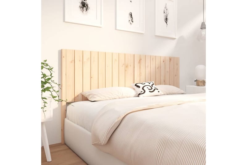 beBasic Sengegavl 185,5x4x100 cm heltre furu - Møbler - Senger - Sengetilbehør & sengegavl - Sengegavl