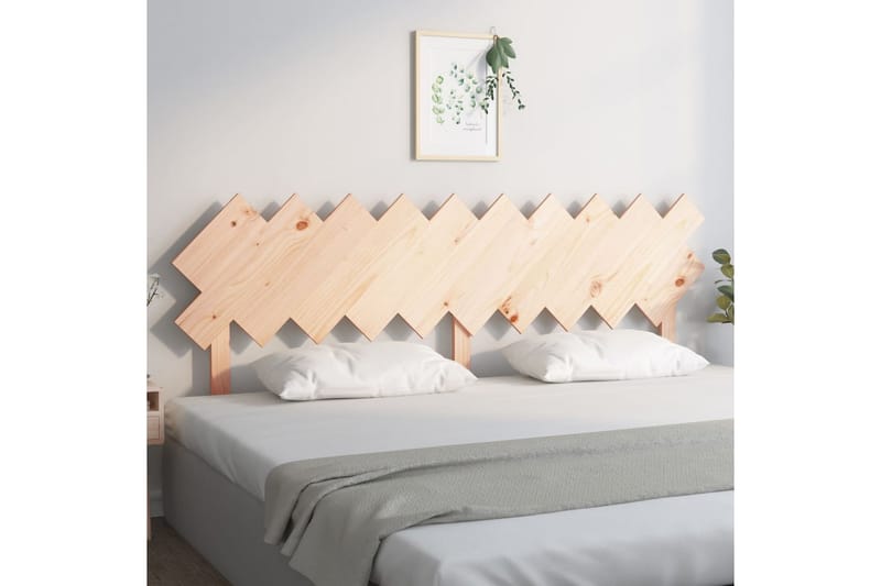 beBasic Sengegavl 196x3x80,5 cm heltre furu - Brun - Møbler - Senger - Sengetilbehør & sengegavl - Sengegavl