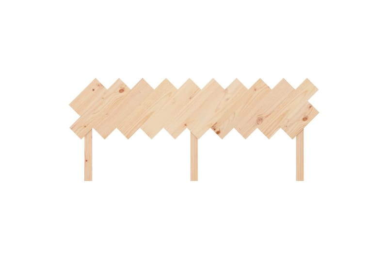 beBasic Sengegavl 196x3x80,5 cm heltre furu - Brun - Møbler - Senger - Sengetilbehør & sengegavl - Sengegavl