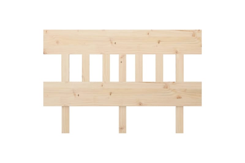 beBasic Sengegavl 203,5x3x81 cm heltre furu - Brun - Sengegavl