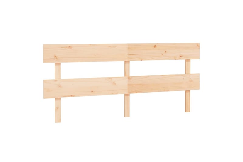 beBasic Sengegavl 204x3x81 cm heltre furu - Brun - Møbler - Senger - Sengetilbehør & sengegavl - Sengegavl