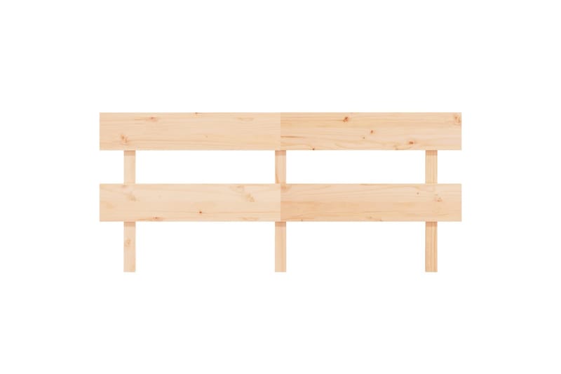 beBasic Sengegavl 204x3x81 cm heltre furu - Brun - Møbler - Senger - Sengetilbehør & sengegavl - Sengegavl